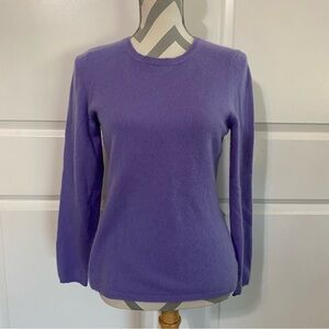 Lord & Taylor Cashmere Large Purple Sweater